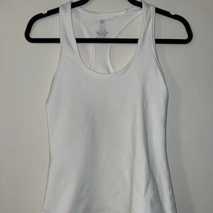 BUFFBUNNY White Athletic Tank Top